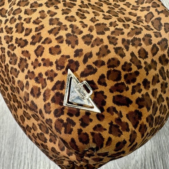 BOTTEGA VENETA Leopard Print Small Handbag Pouch Pre-loved - Picture 6 of 15